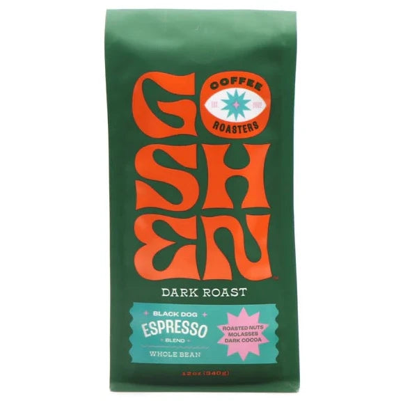 green coffee bag
