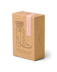 Brown Pink Cowgirl Boot Match Holder box with boot graphic