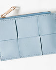 Dusty blue coin purse