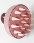 round Pink scalp massager