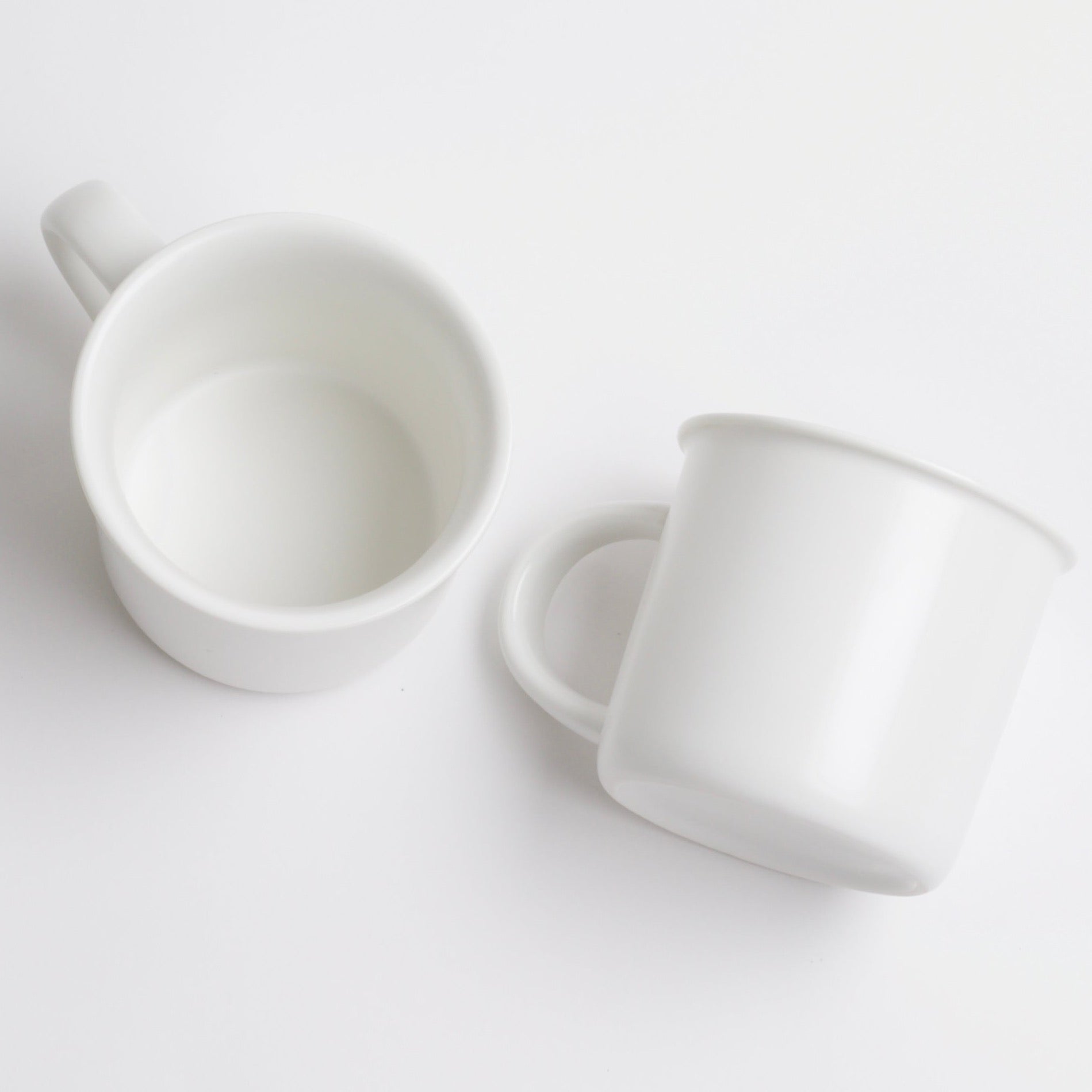 Matte White Ceramic Mugs
