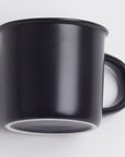 Matte Black Ceramic Mug