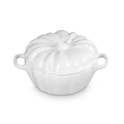 White ceramic bread loaf dish on a white background