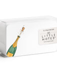 Pack of E. Frances Little Notes with a bottle design on a white background