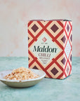 maldon chili sea salt in a bowl