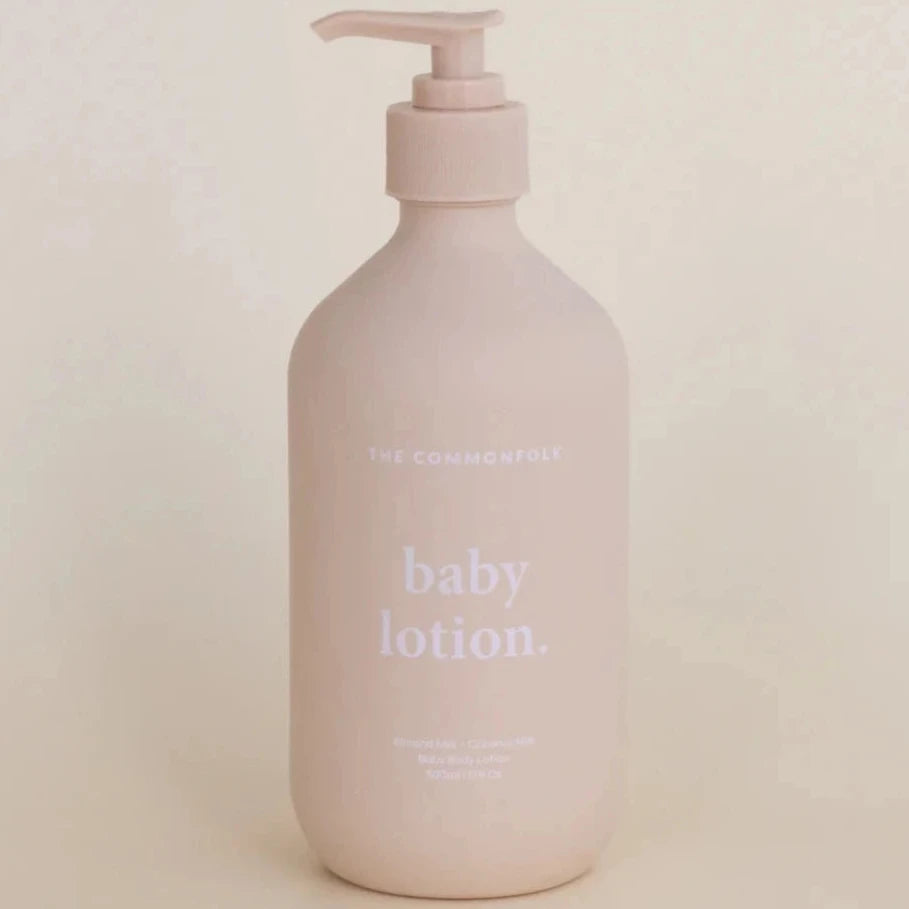 Nude baby lotion bottle