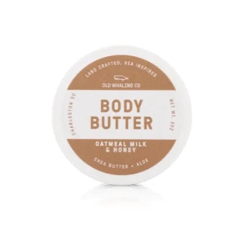 white and brown body butter