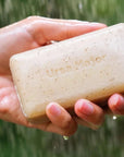 hand holding Ursa Major Morning Mojo Bar Soap
