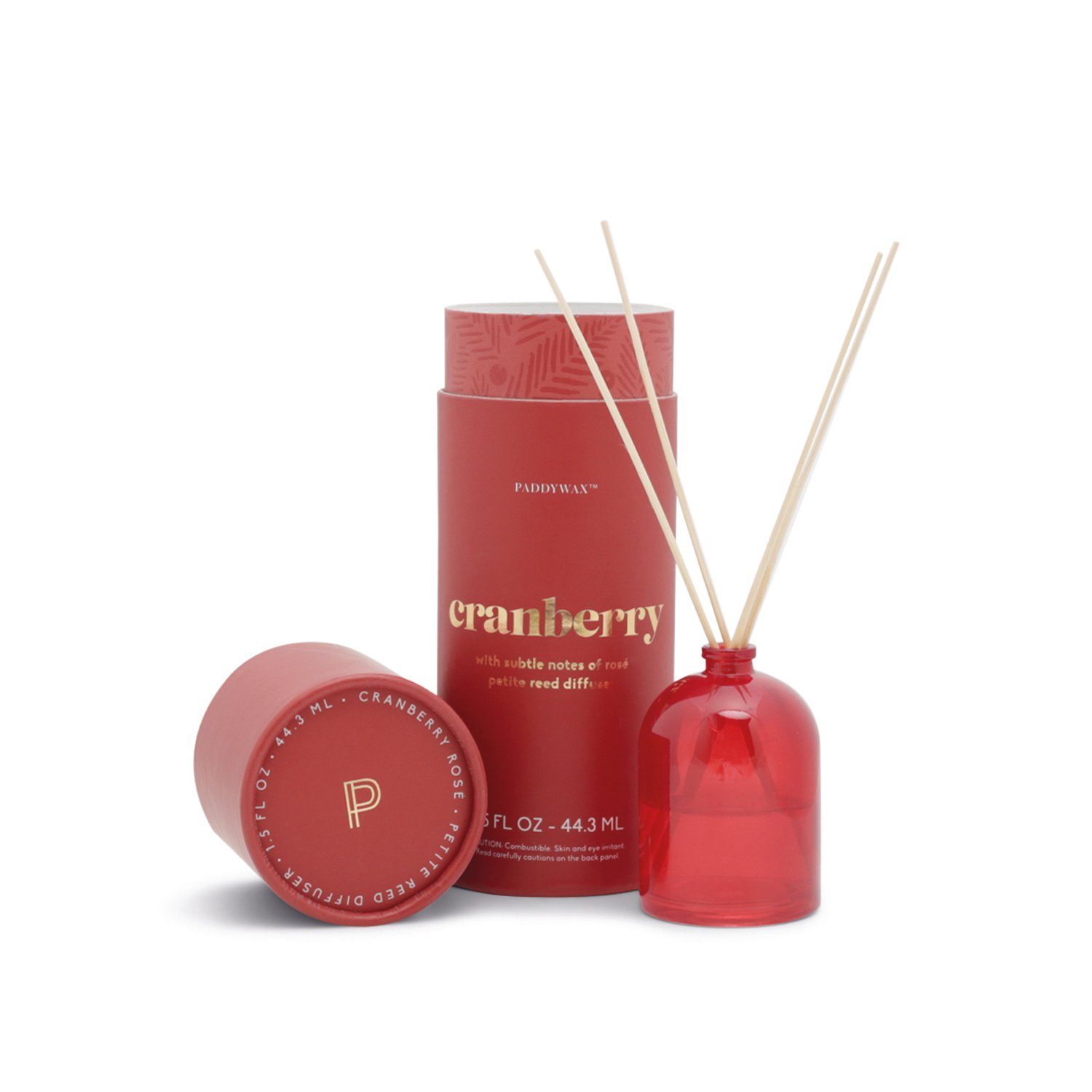 Paddywax Petite Reed Diffuser in Cranberry Scent