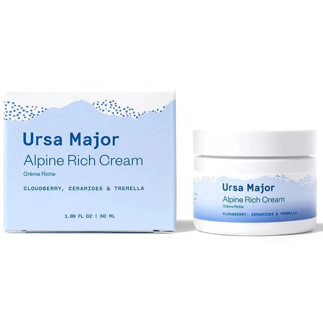 Alpine Rich Cream is our richest cream yet, infused with alpine & forest actives to hydrate deeply, support the skin barrier, and soften the look of fine lines. Reach for this jar whenever you need some serious moisture.
