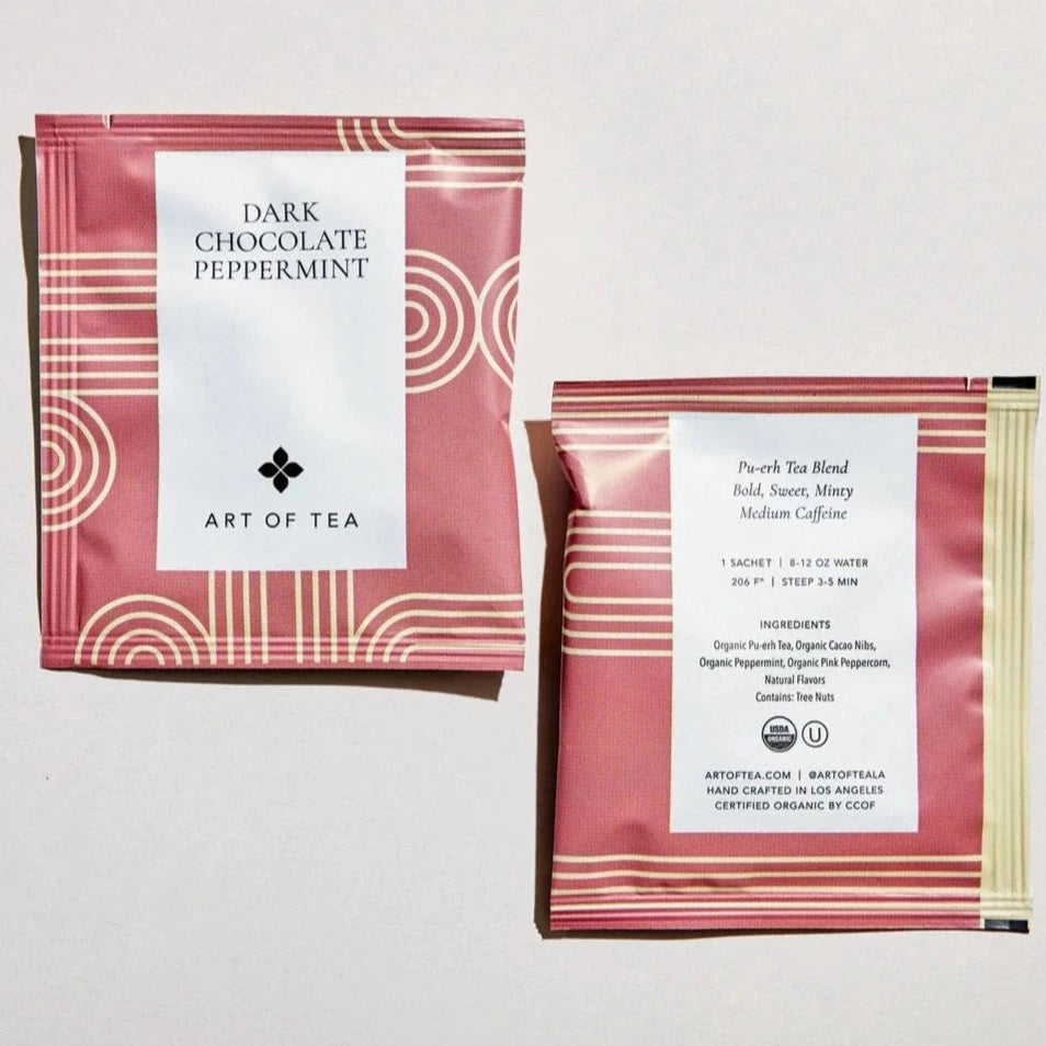 Dark Chocolate Peppermint Tea Sachet - BOXFOX