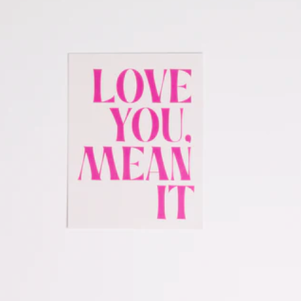 Love You, Mean It Card Pack | Set of 8