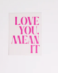 Love You, Mean It Card Pack | Set of 8 - BOXFOX