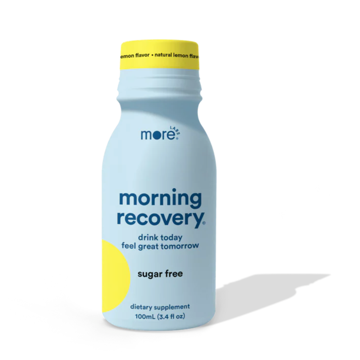 Sugar Free Morning Recovery on white background