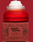 Red cinnamint lipscrub on box