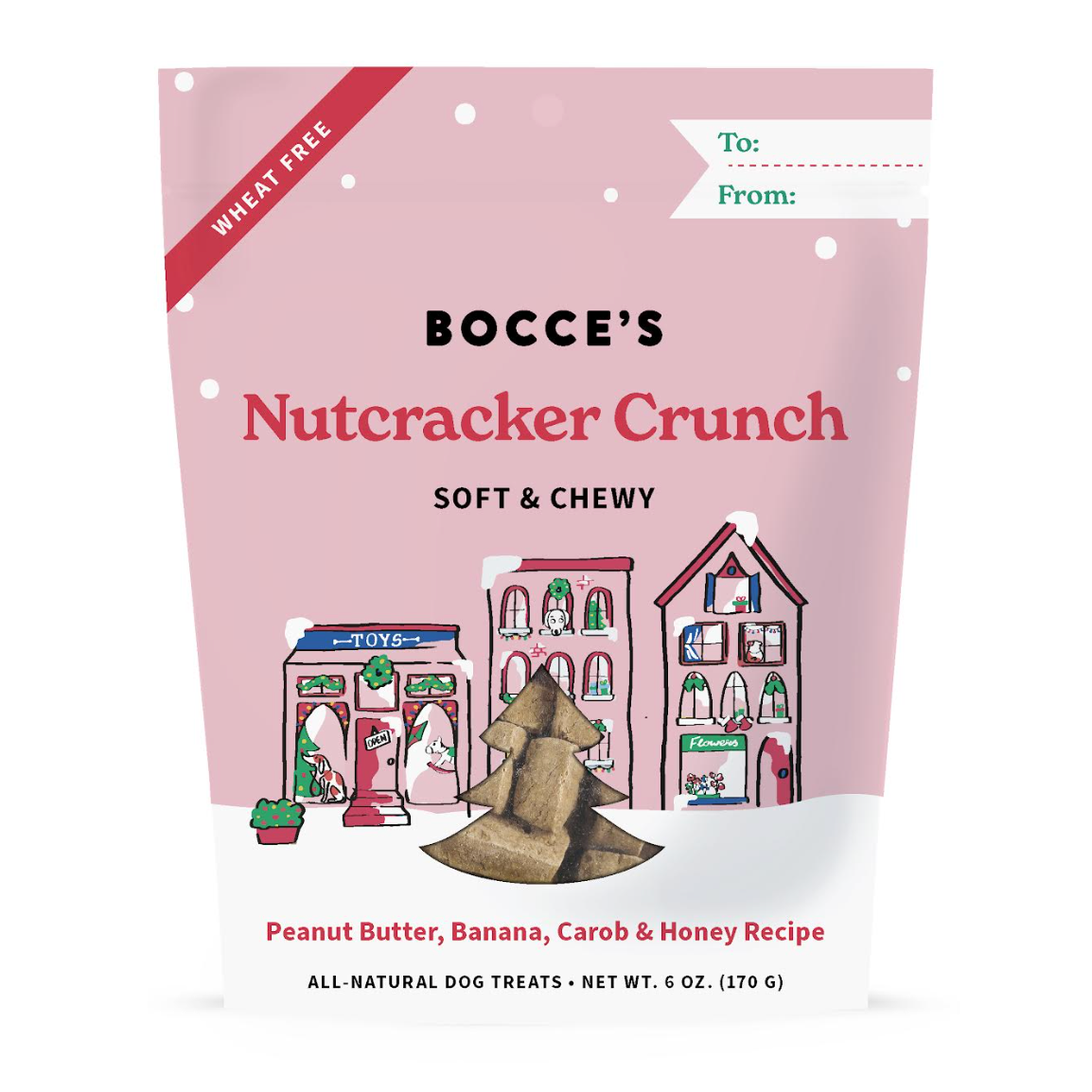 bag of nutcracker dog treats