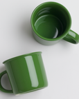 Glossy Green Ceramic Mugs