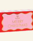 MUSEE MERRY CHRISTMAS SOAP WITH PINK AND WHITE STRIPED PACKAGING