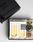 BOXFOX Pop Fizz Clink gift box available in Matte Black.