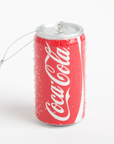 Coca-Cola can ornament on a white background