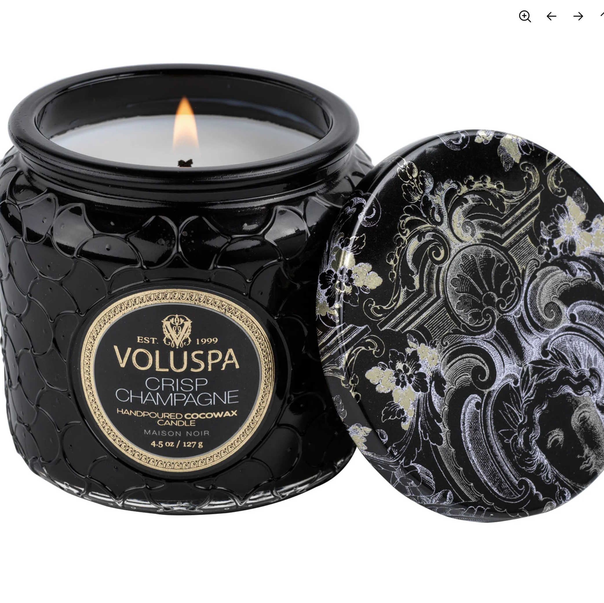 Crisp Champagne Petite Glass Jar Candle