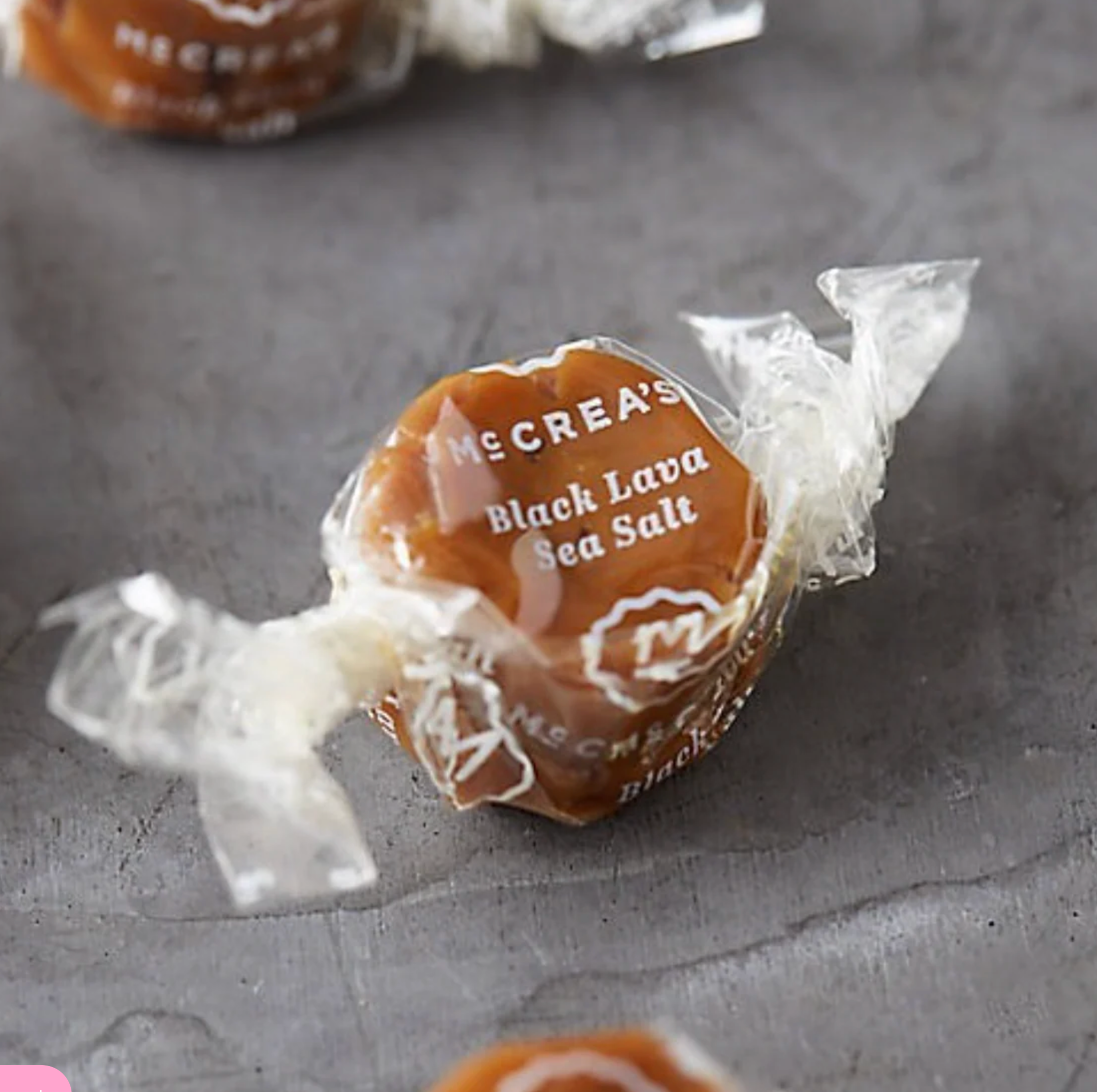Mccrea's Black Lava sea salt caramels