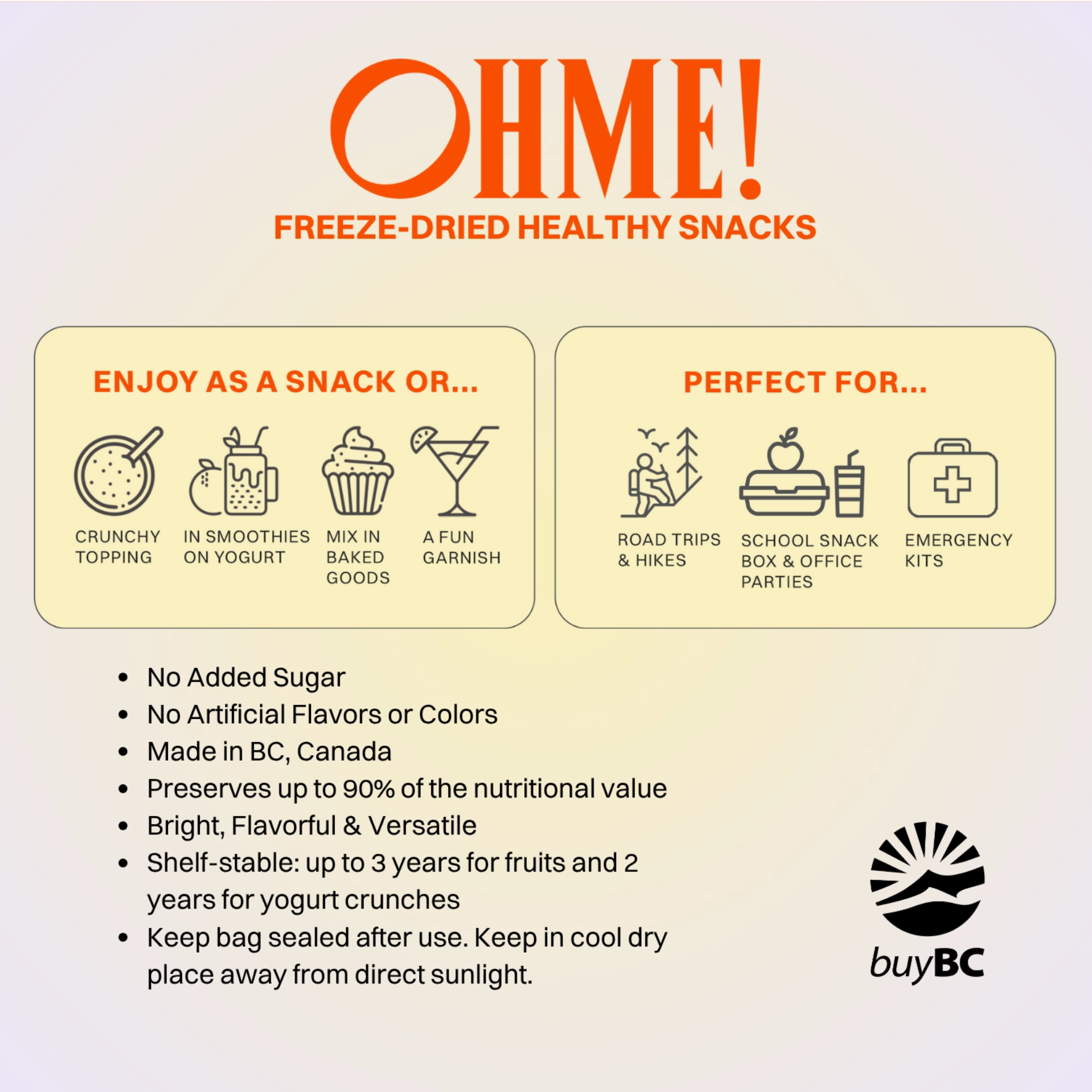 details of the freeze dried blueberries