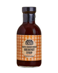 Loveless cafe maple syrup on a white background
