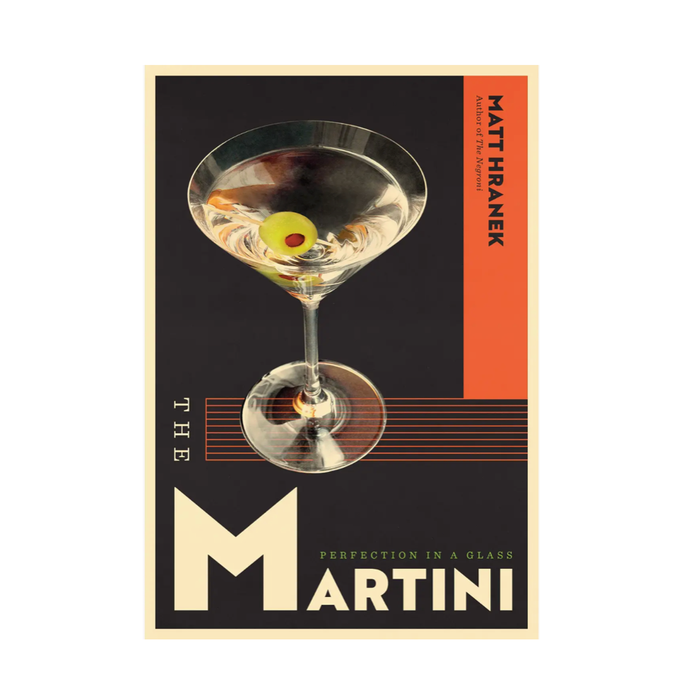 the martini book on a white background