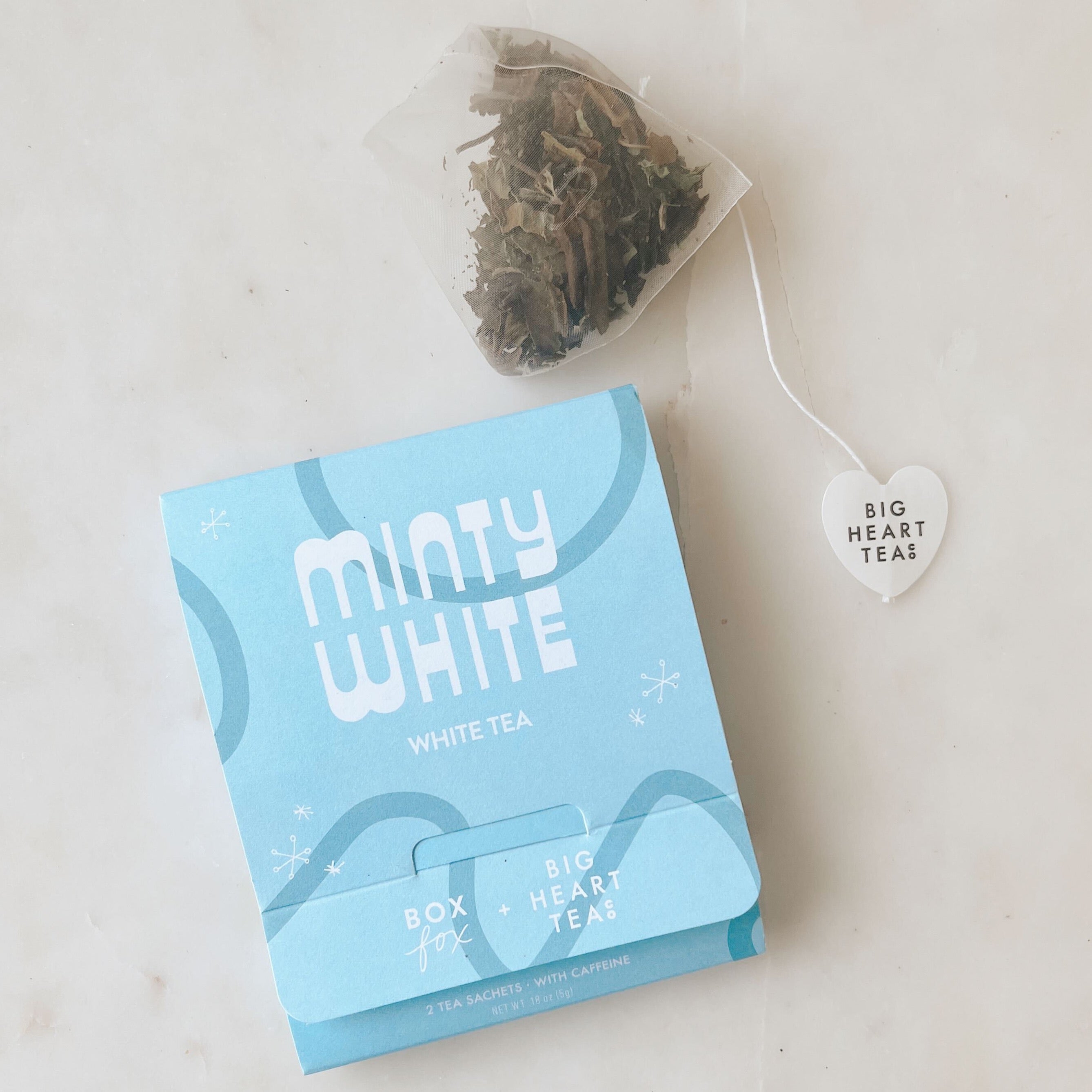 Minty White tea sachet