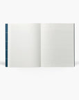 UMA Large Softcover Notebook | Dark Blue lined pages