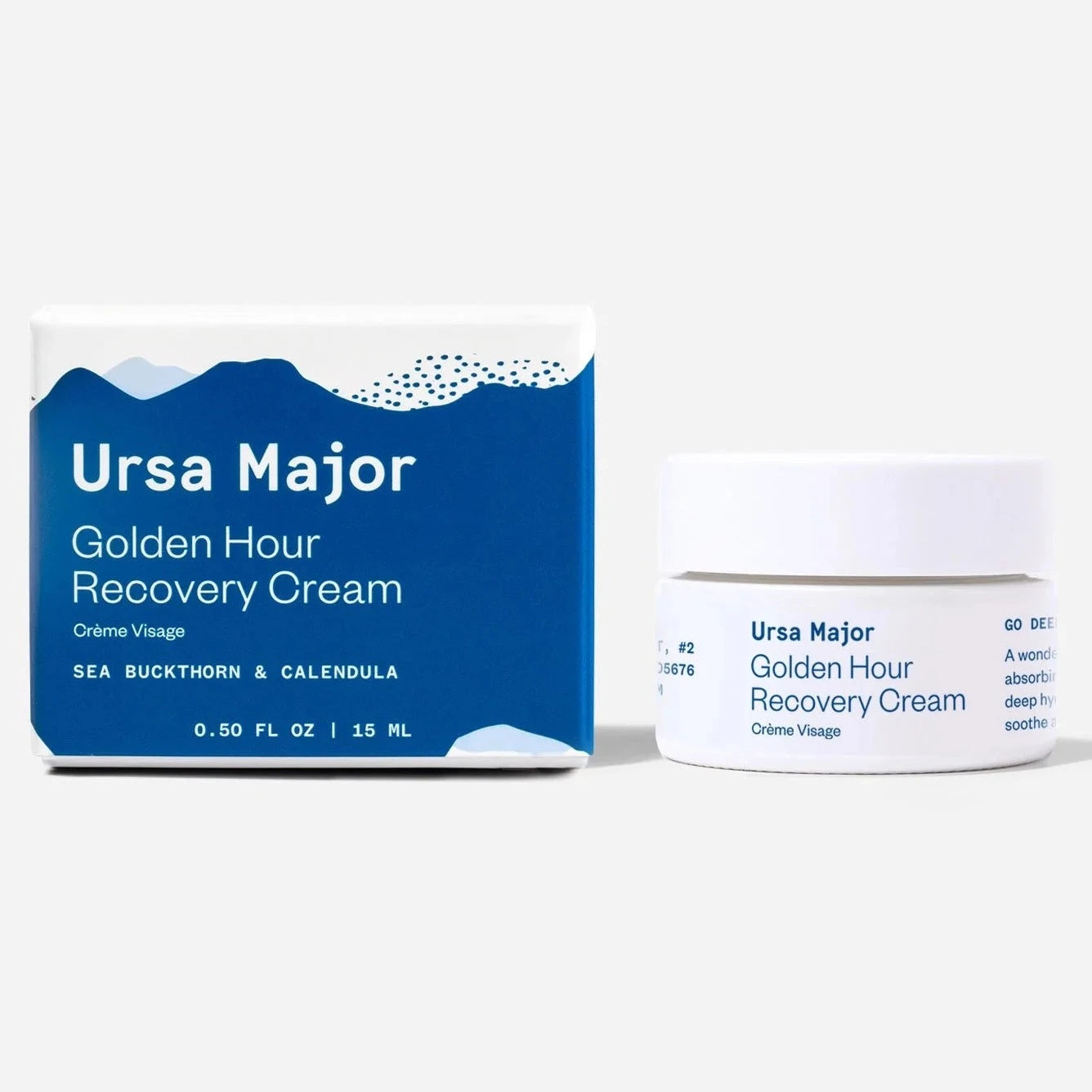 Ursa Major Golden Hour Recovery Cream Blue Packaging
