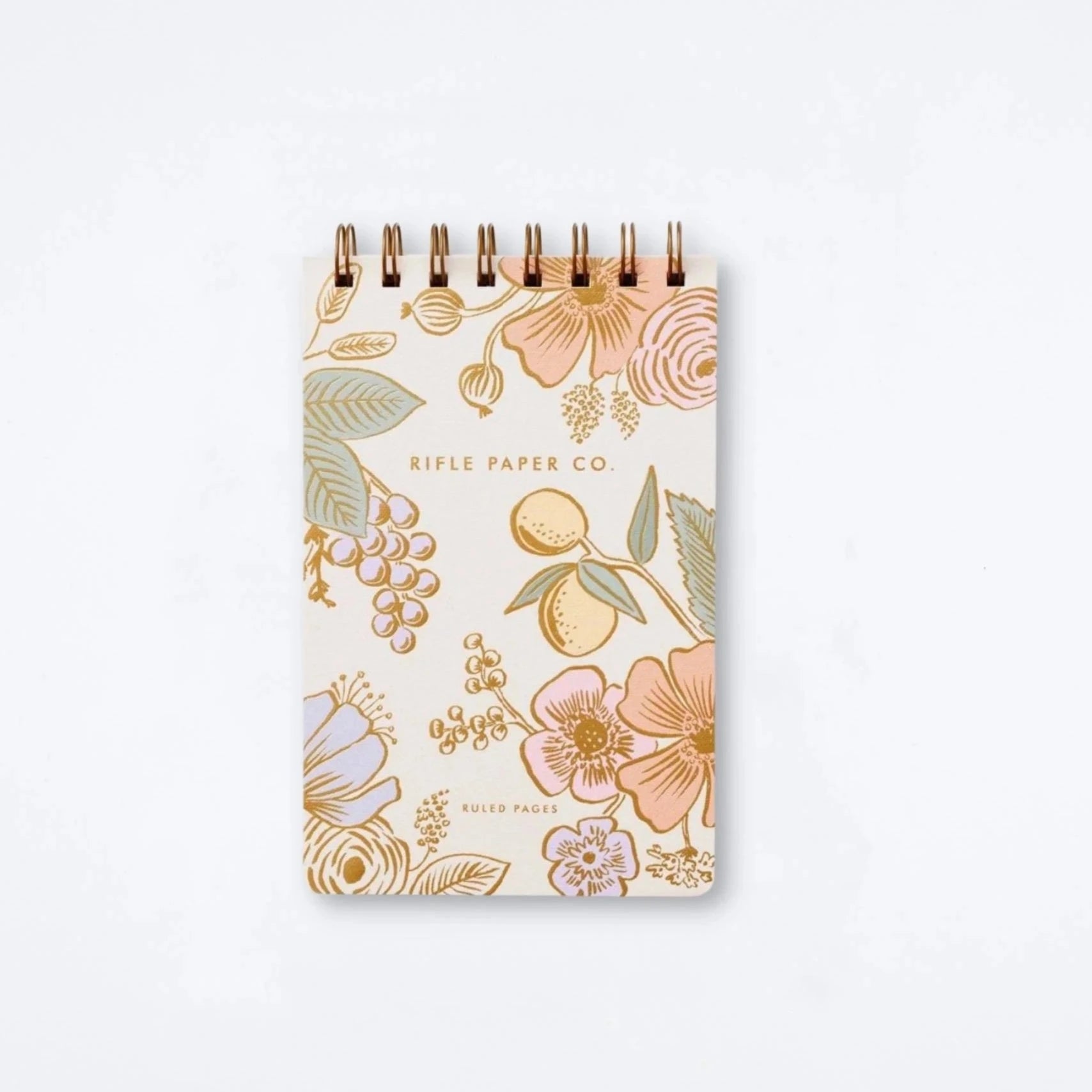 floral pastel spiral notebook