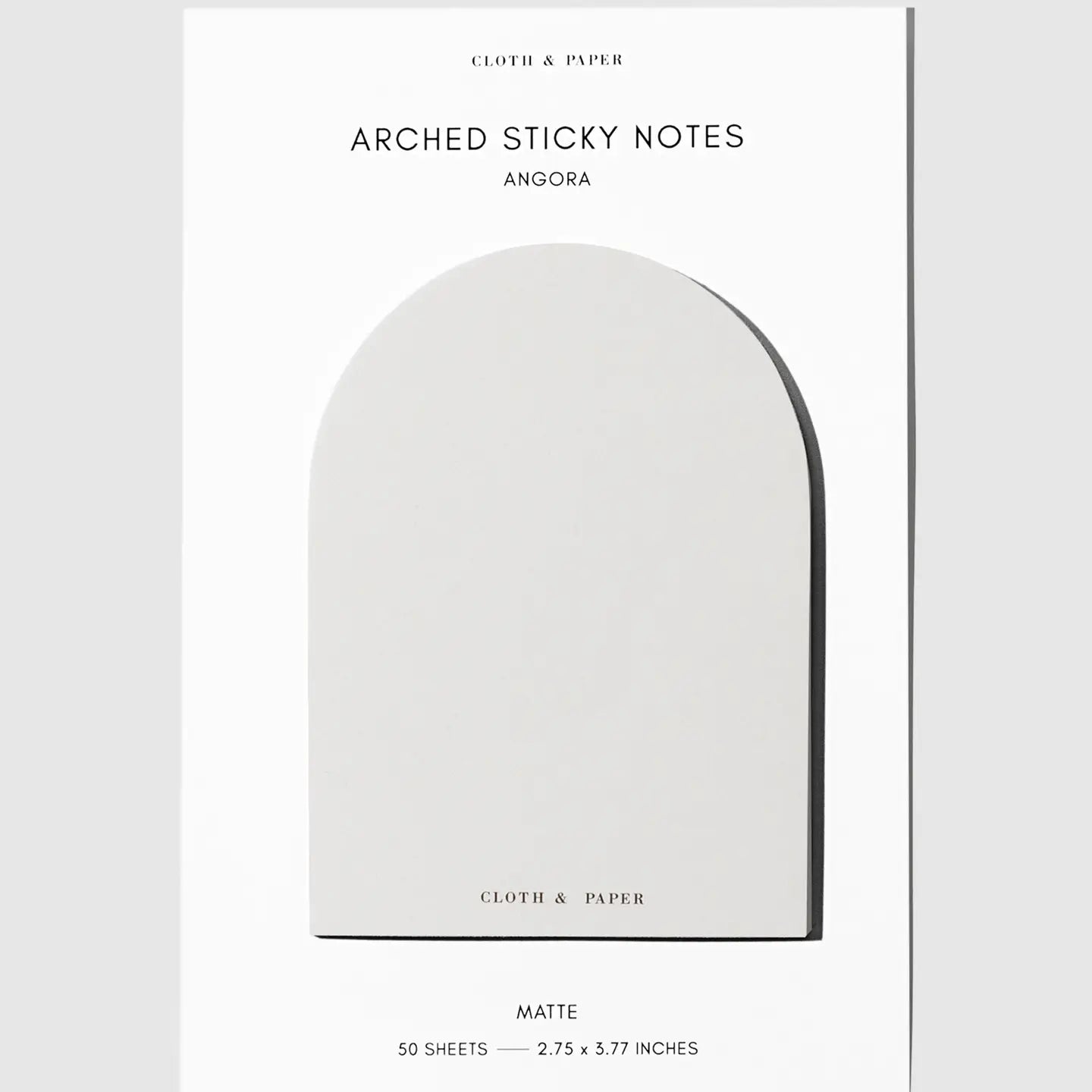 cloth and paper arched sticky notes angora