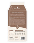 Back packaging of the Cacao Powder Hazelnut Milk Smoothing Plant-Based Milk Mask