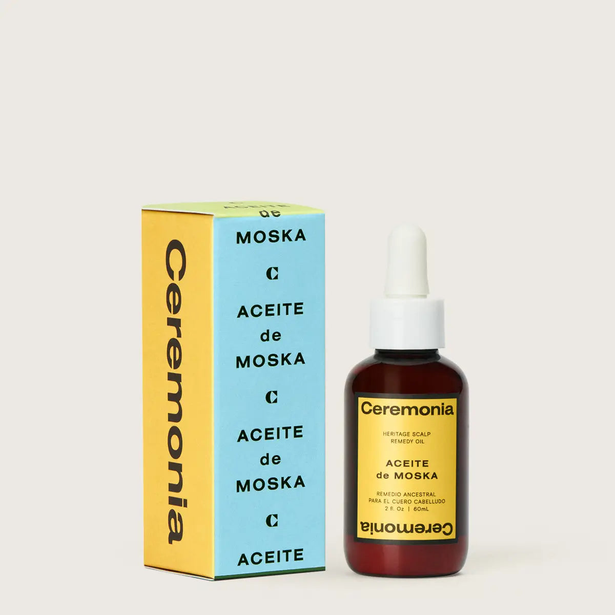 ceremonia oil on a white background