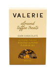 Valerie almond toffee treats packaging on a white background