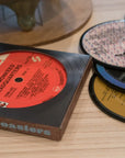 Vinyl Record Label Coasters