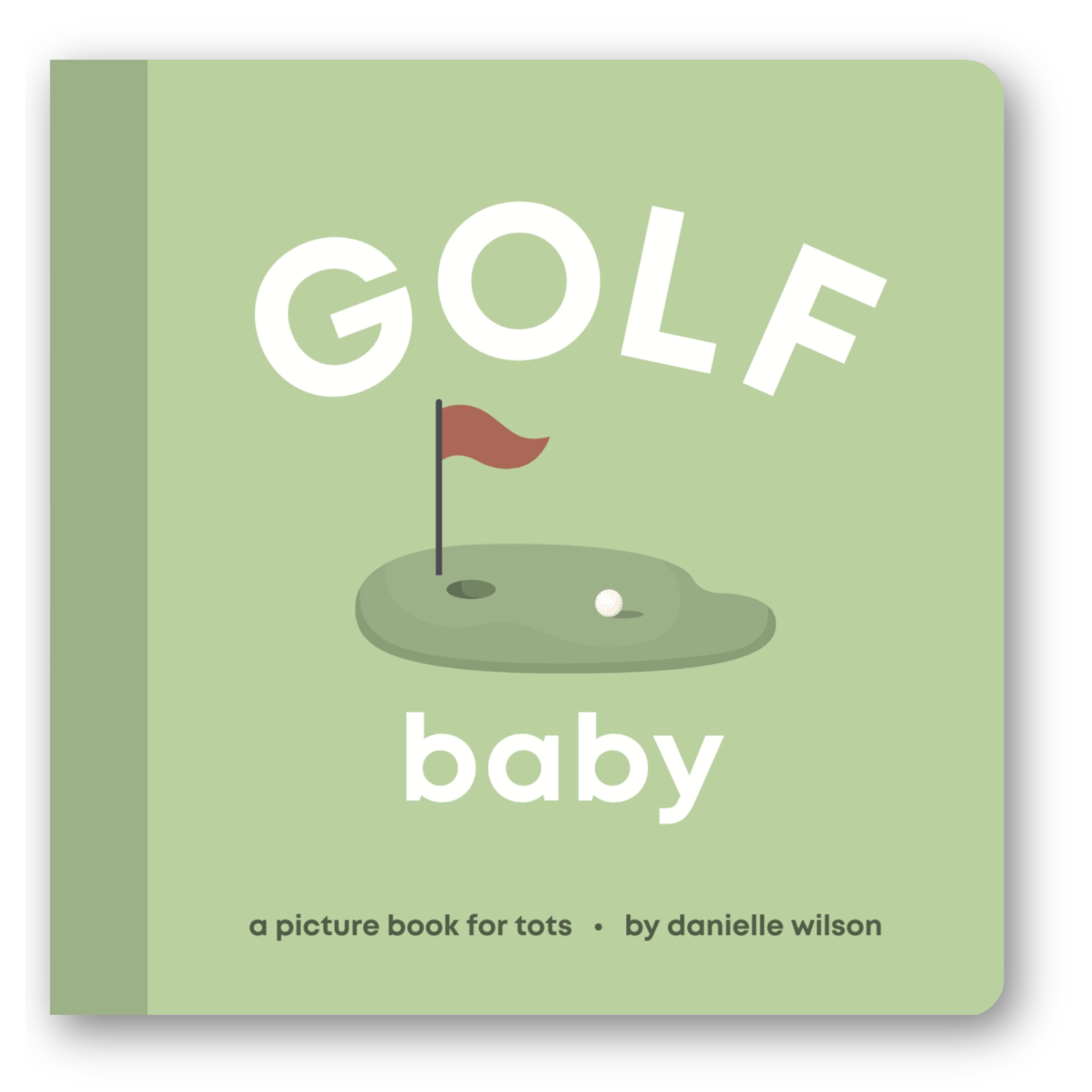 green golf baby book