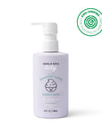 A bottle of 'doodle & diplop baby' Sensory Suds Bubble Bath in a pale lavender color with a white pump dispenser. A green circular EWG Verified badge is displayed in the upper right corner on a clean white background.