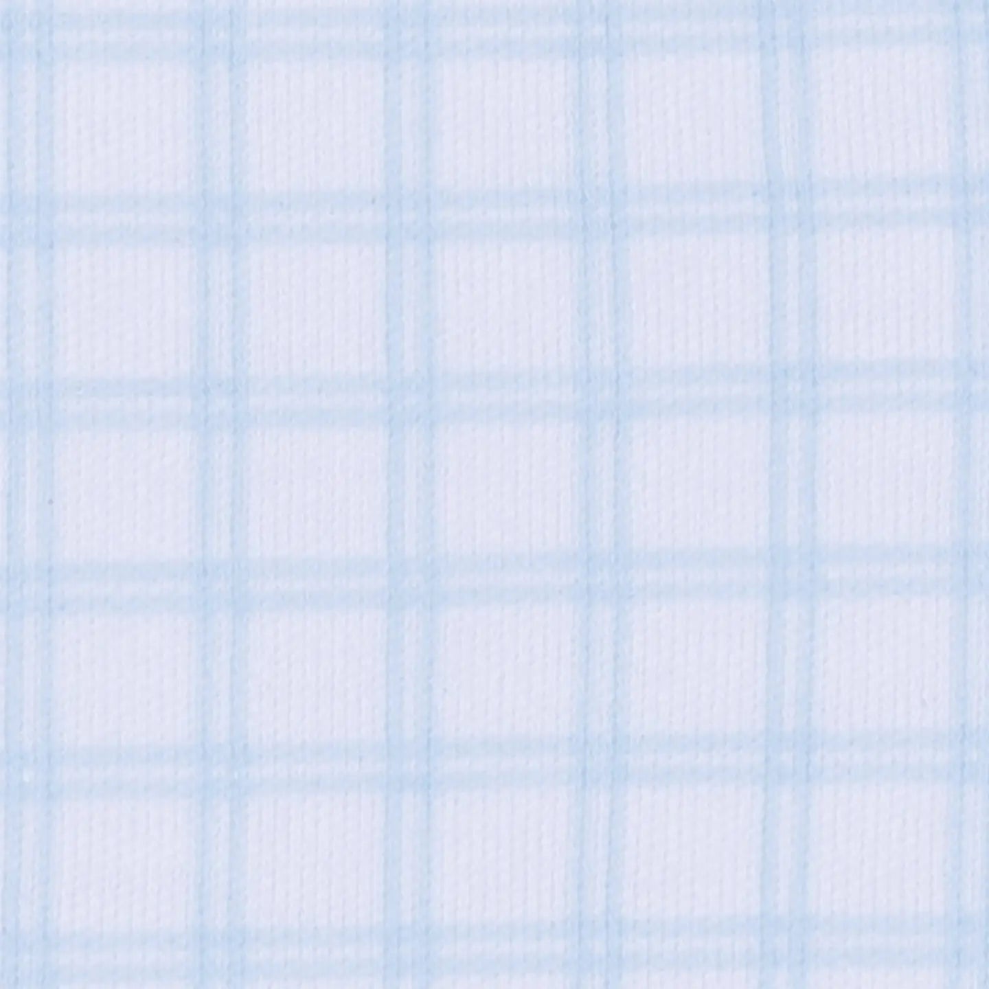 close up of the magnolia blue plaid onesie