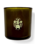 ANCIENT AGRIGENTO OLIVE TREE CANDLE on white background