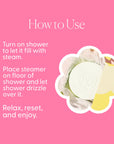 Instructions on how to use a steam product with a pink background