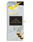 The front view of "The Martini Collection" box, labeled with Chopin Vodka branding. The box design includes martini imagery and highlights the sophisticated theme.