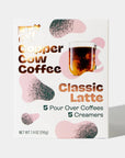 Copper Cow Coffee Classic Latte package on a white background