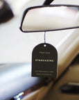 starglazing air freshner on a car 