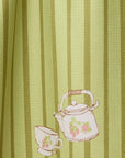 Strawberry Spring Green Tea Towel