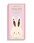 Sugarpina bunny bark chocolate bar packaging on a white background