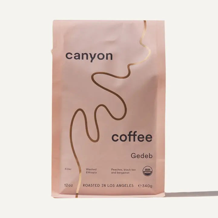 Canyon coffee package on a white background