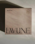 Lavune Santal product packaging on a neutral background